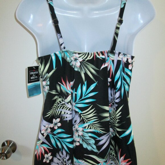 Swim Solutions Women's Bring Me Flowers Tankini NWT Sz 10 - Picture 10 of 10